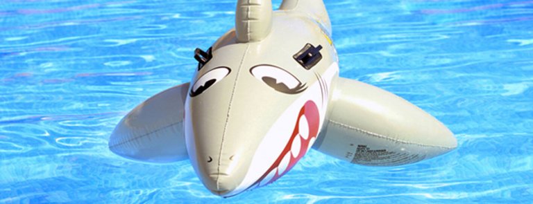 Inflatable shark