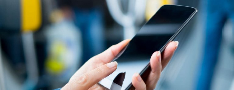 Person on mobile