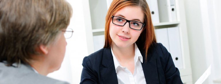 Lady with glasses