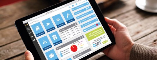 Person using an iPad