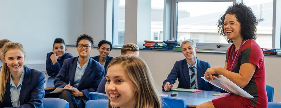 Children in a classroom