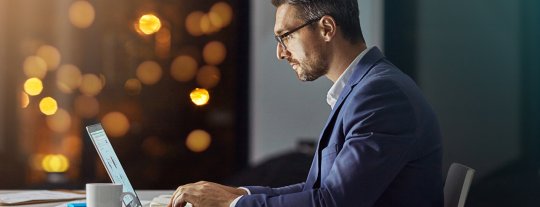 Checking social media