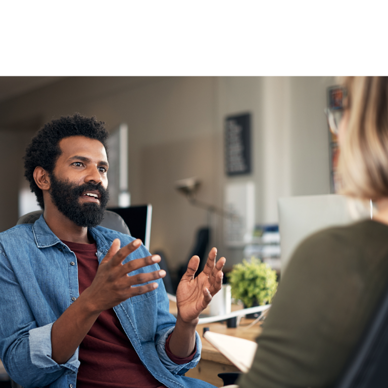 A difficult conversation between two employees