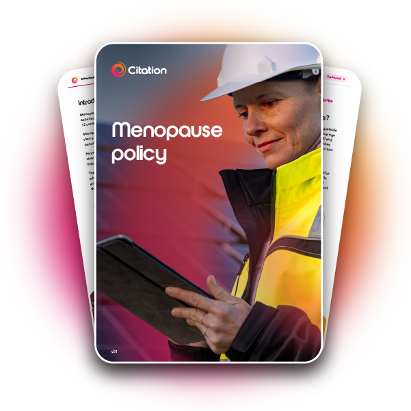 Image for free guide for a menopause policy