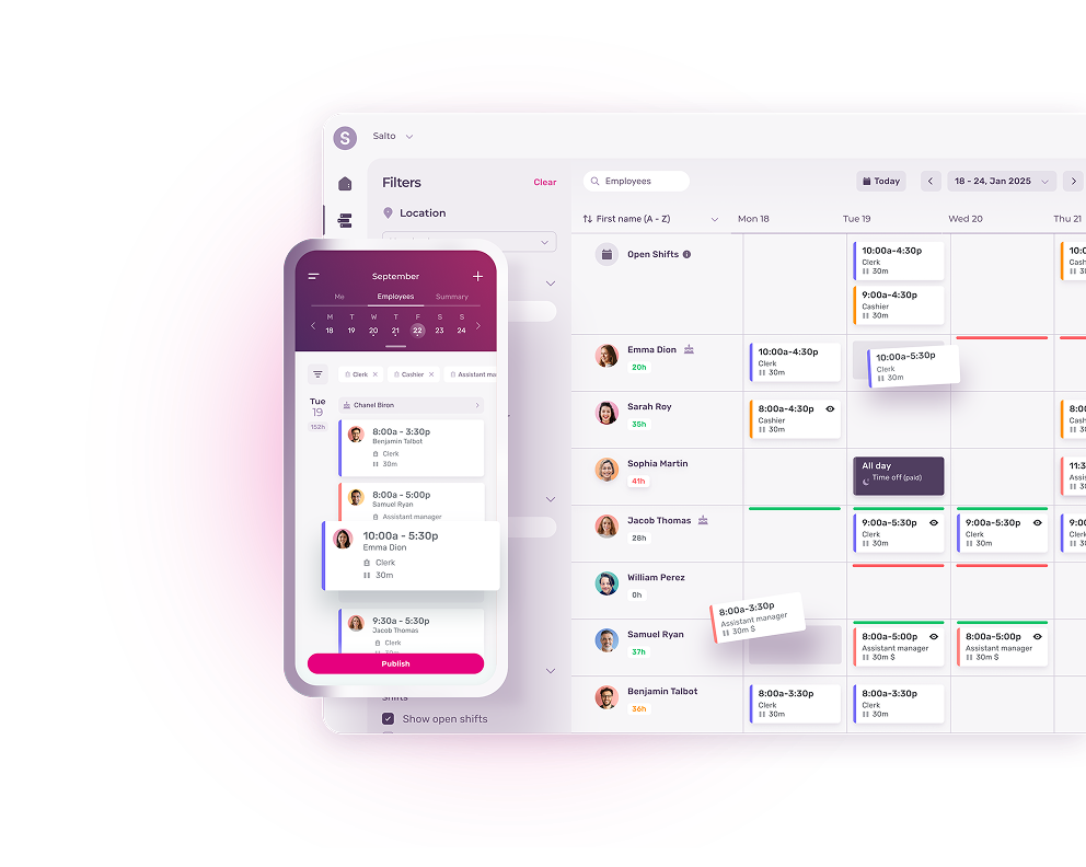 Rotas and workforce management